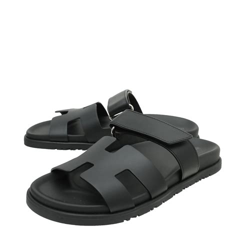 hermes night 70 sandals|hermes chypre sandals black.